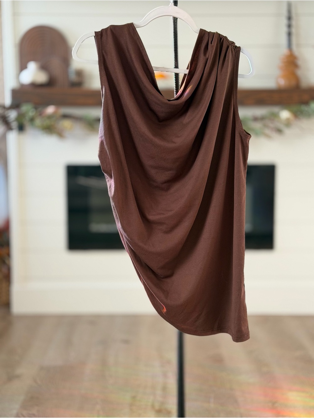 Altar'd State Brown Draped Tank